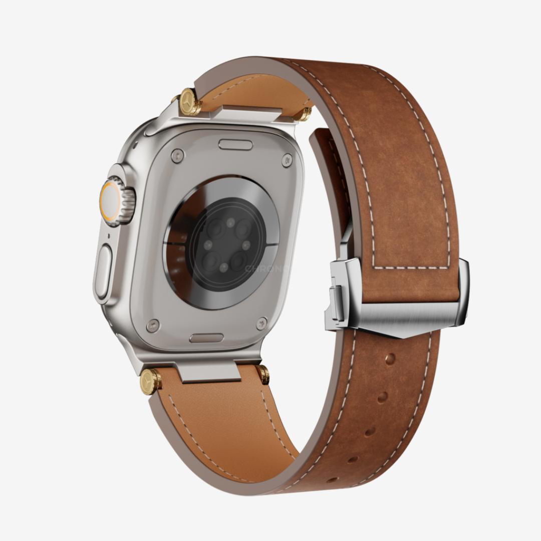 Deployment Buckle Leather Band - Watch Band