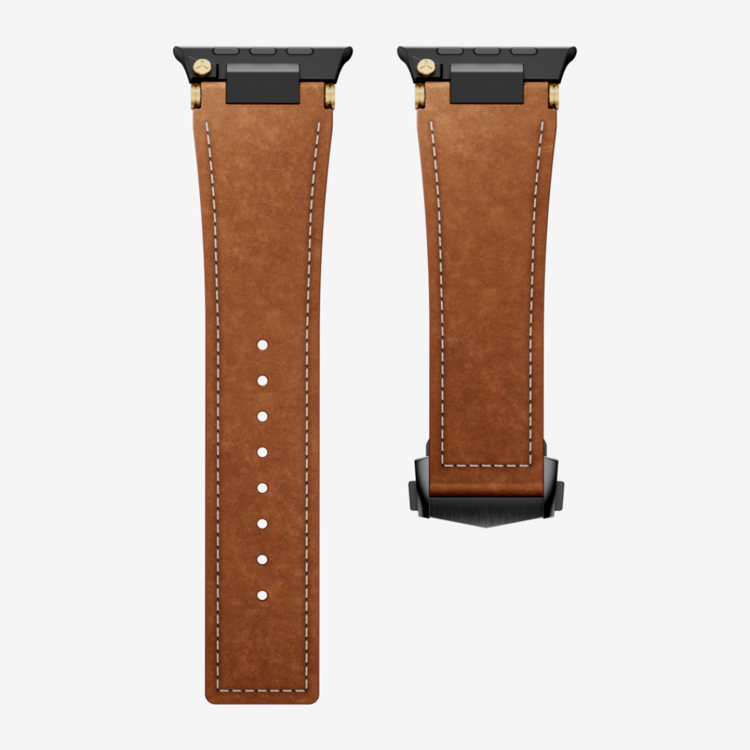 Deployment Buckle Leather Band - Watch Band