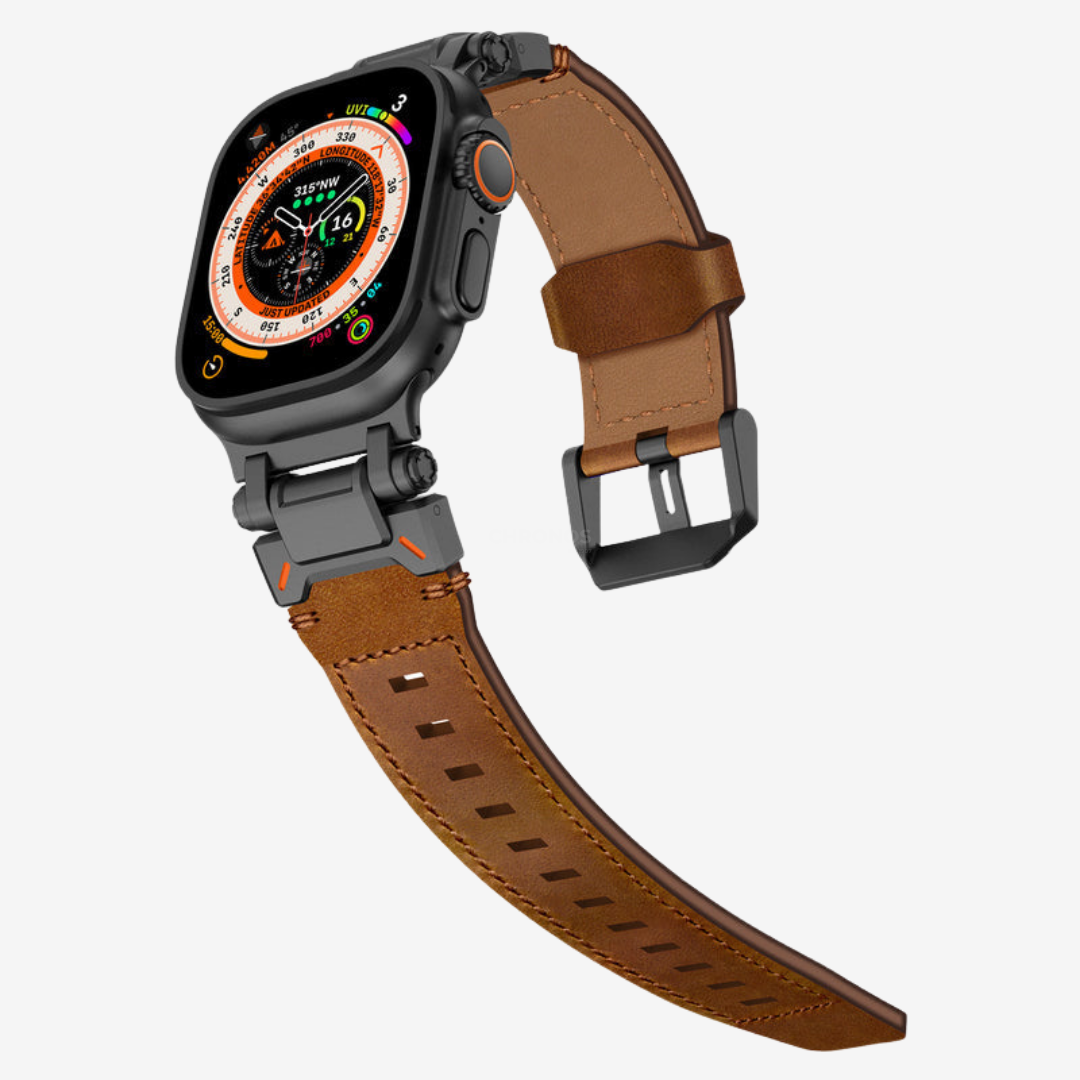 Explorer Crazy Horse Leather Band For Apple Watch - Watch Band