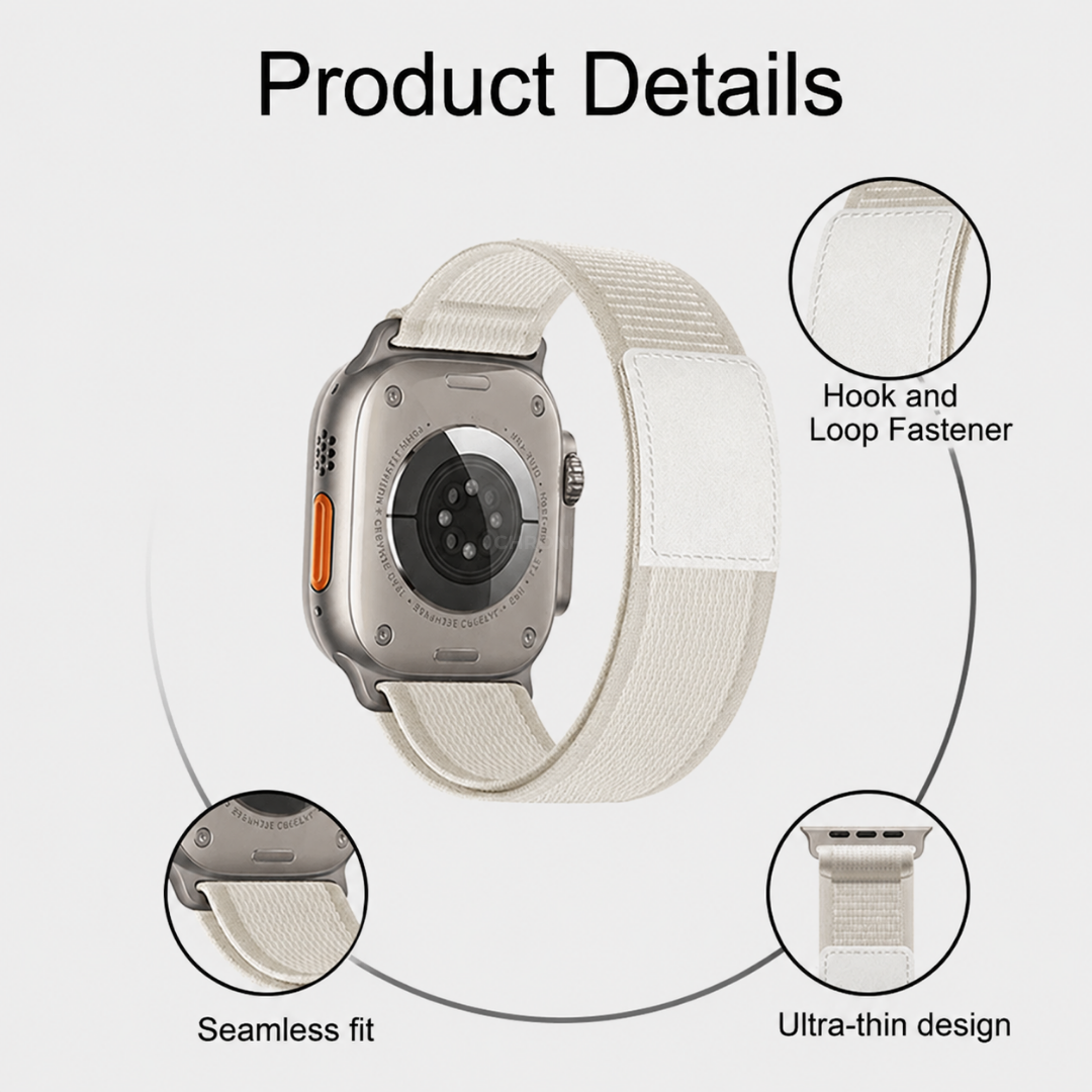 Fearless Trail Loop Nylon Band For Apple Watch - Watch Band