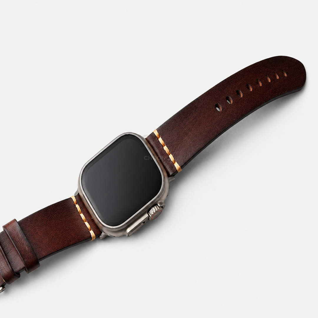 Full-Grain Leather Band for Apple Watch - Watch Band