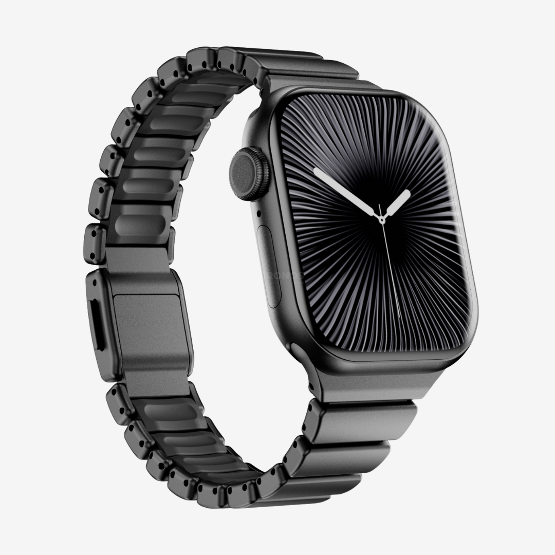 Gemini Modern Strap - Black / 42mm/41mm/40mm - Watch Band