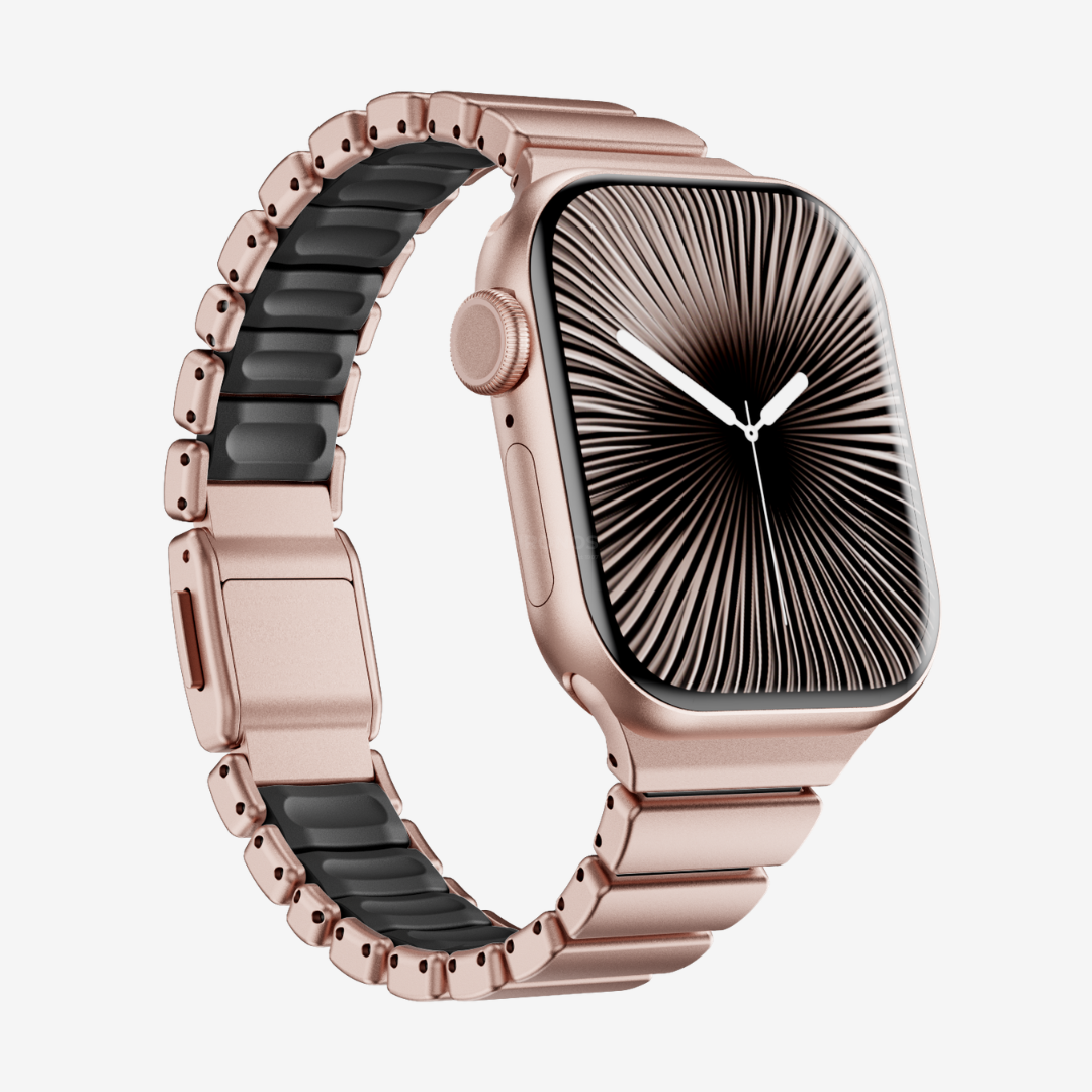 Gemini Modern Strap - Rose Black / 42mm/41mm/40mm - Watch Band
