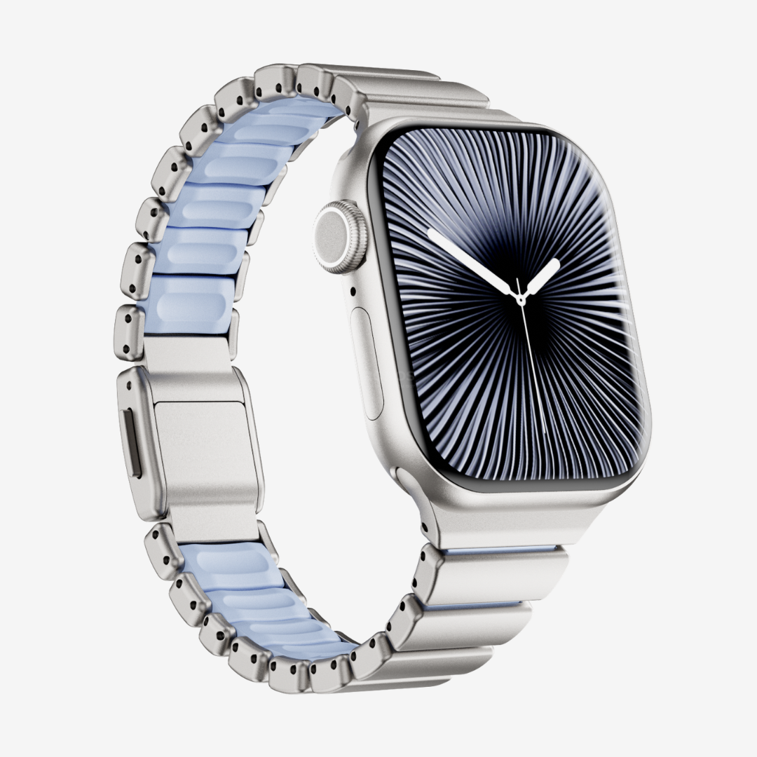 Gemini Modern Strap - Titanium Blue / 42mm/41mm/40mm - Watch Band