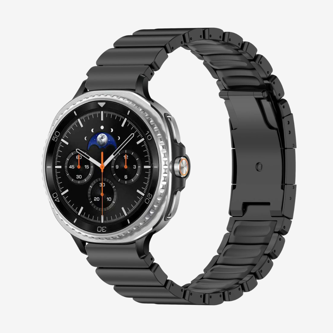 GEMINI Titanium Band For Samsung Galaxy Watch - Black / Galaxy Watch 8 Classic 46mm - Watch Band
