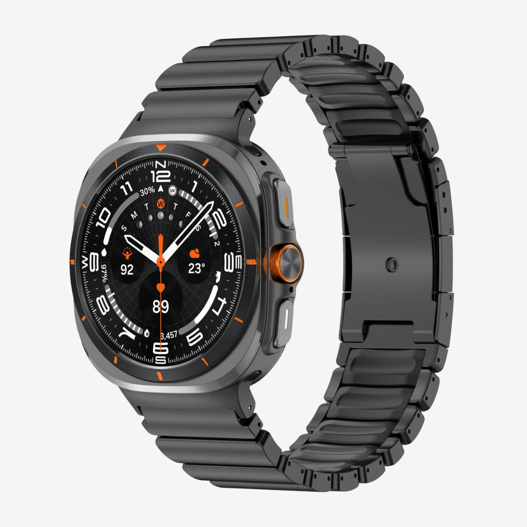GEMINI Titanium Band For Samsung Galaxy Watch - Black / Galaxy Watch Ultra 47mm - Watch Band
