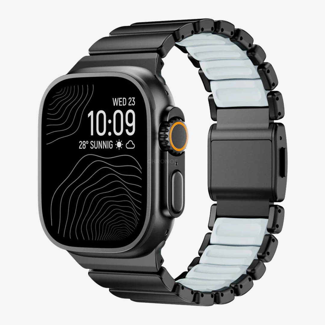 GEMINI Titanium Band Pro - Black Ice Blue / 46mm/45mm/44mm - Watch Band