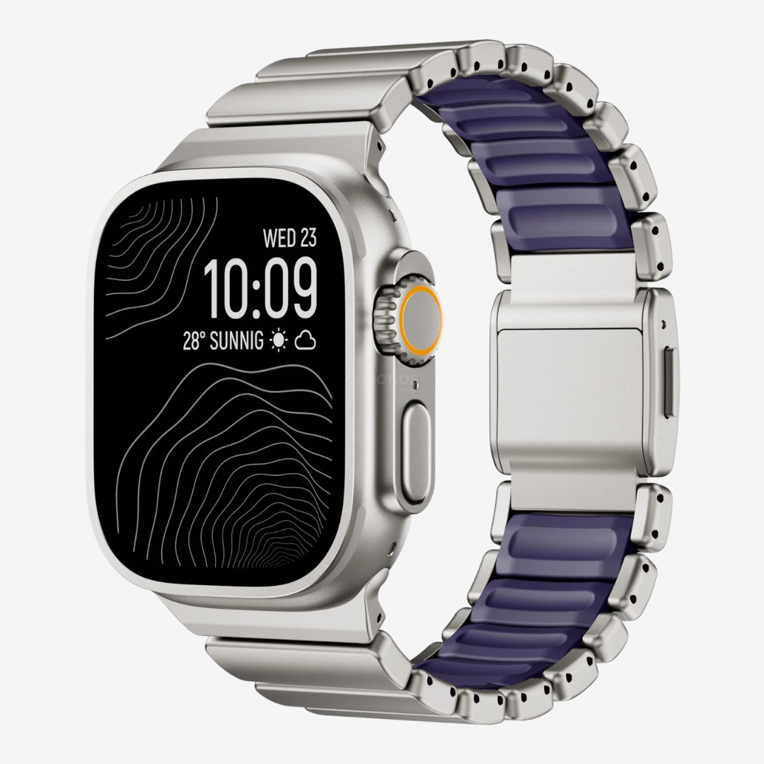 GEMINI Titanium Band Pro - Titanium Blue / 46mm/45mm/44mm - Watch Band