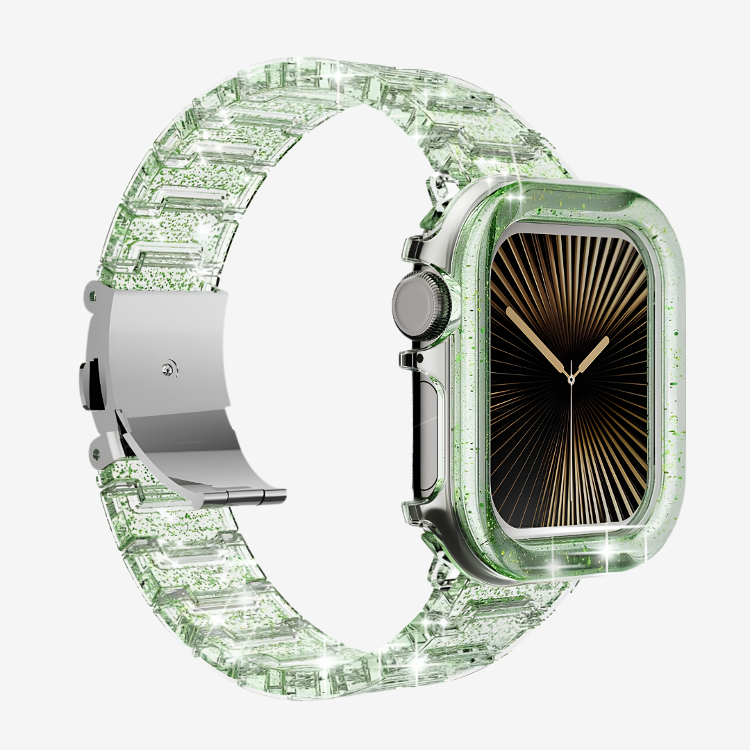 Glacier Case & Strap Set - Green / 41mm - Watch Case