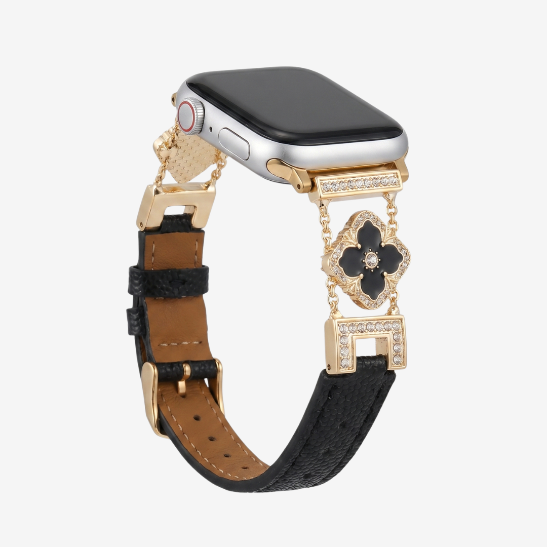 Glitter Leather Strap - Watch Band