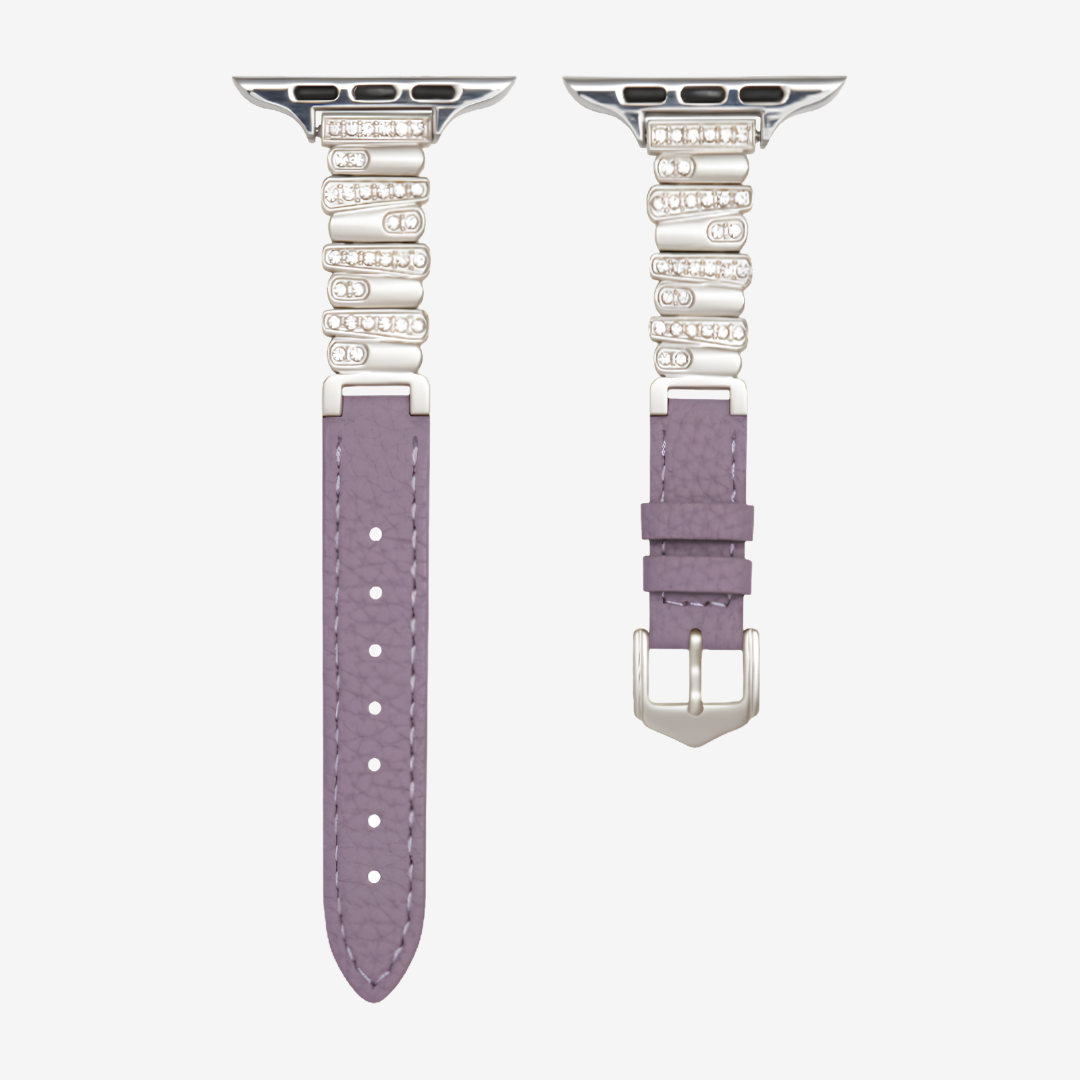 Hathor Leather Strap - Purple / 49mm/46mm/45mm/44mm - Watch Band