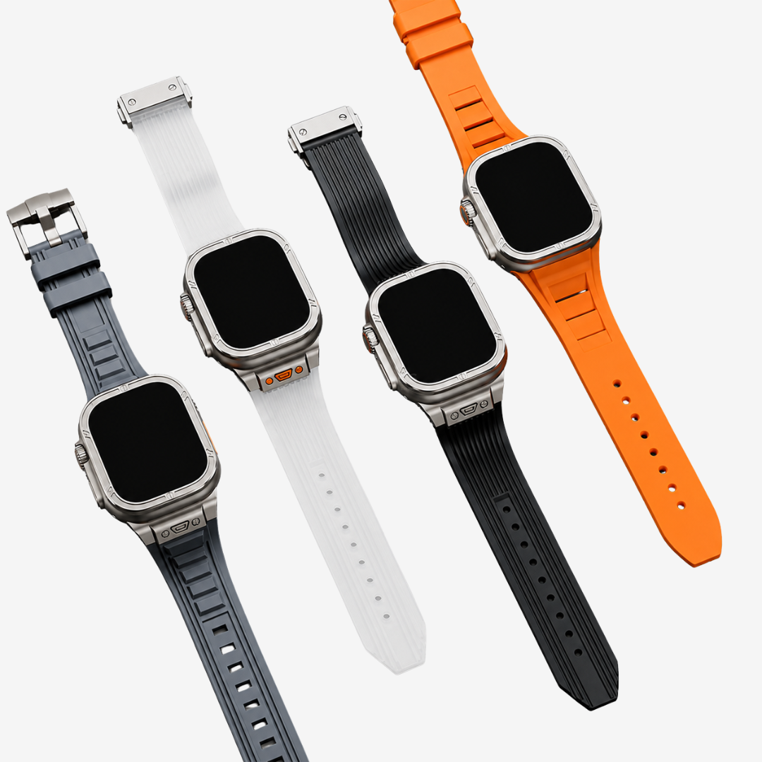 Immortal Steel Nail Protection Circle For Apple Watch Ultra - Watch Band