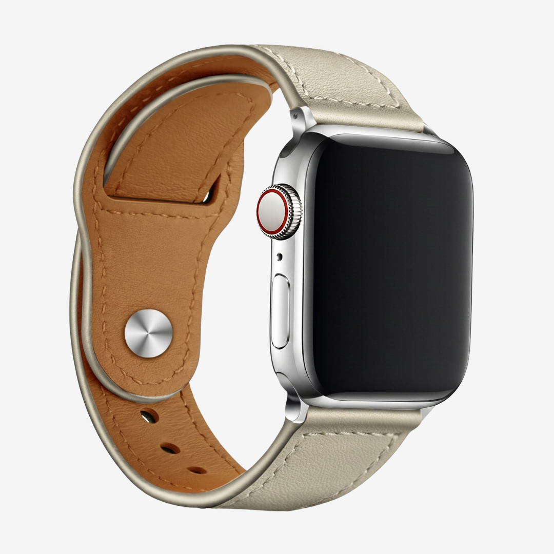 Leather Loop Strap for Apple Watch - White / 44mm/45mm/46mm/49mm - Watch Band