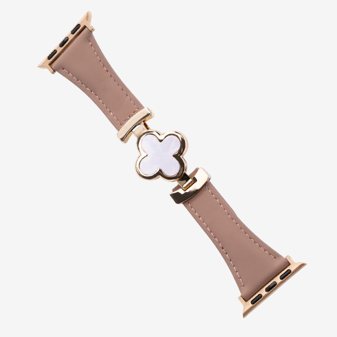 Lucky Leather Strap - Maroon / 49mm/46mm/45mm/44mm - Watch Band