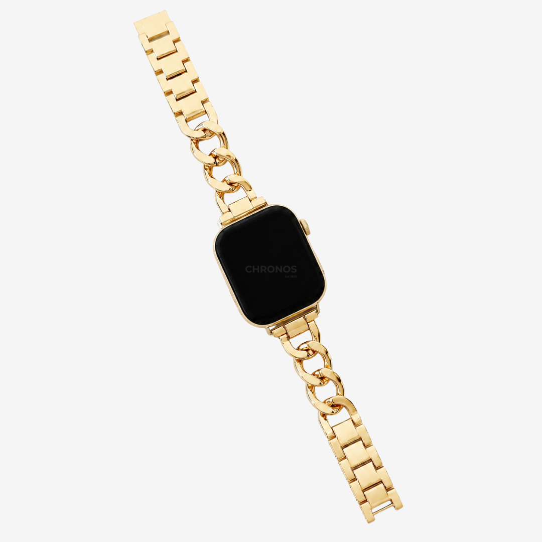 Luxury Bracelet for Apple Watch - Gold / 44mm/45mm/46mm/49mm - Watch Band