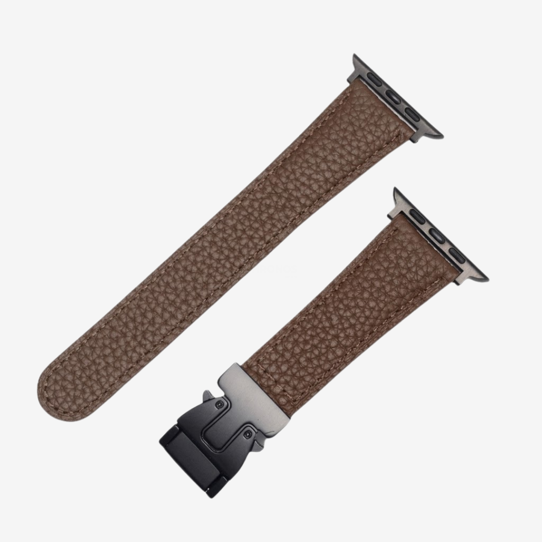 Magnetic Buckle Leather Strap For Apple Watch - Watch Band