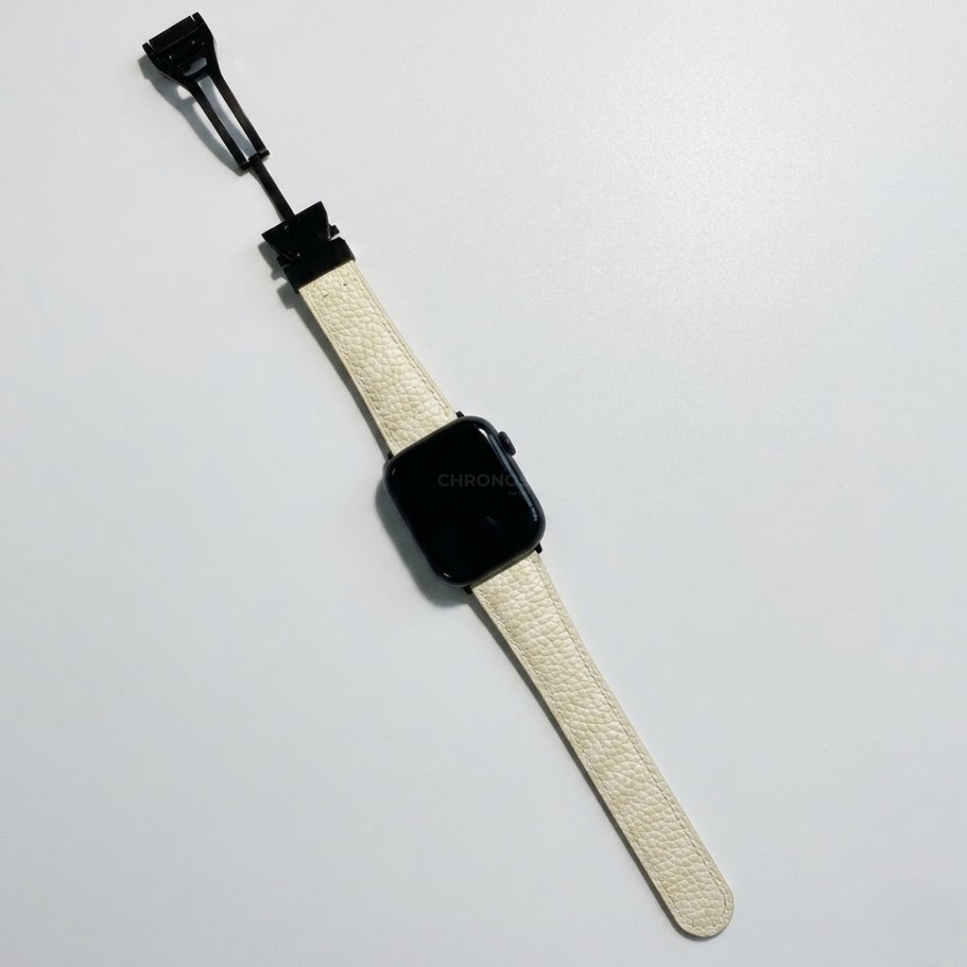 Magnetic Buckle Leather Strap For Apple Watch - Watch Band
