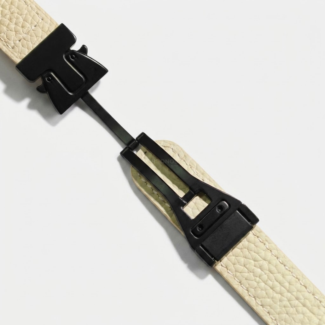 Magnetic Buckle Leather Strap For Apple Watch - Watch Band
