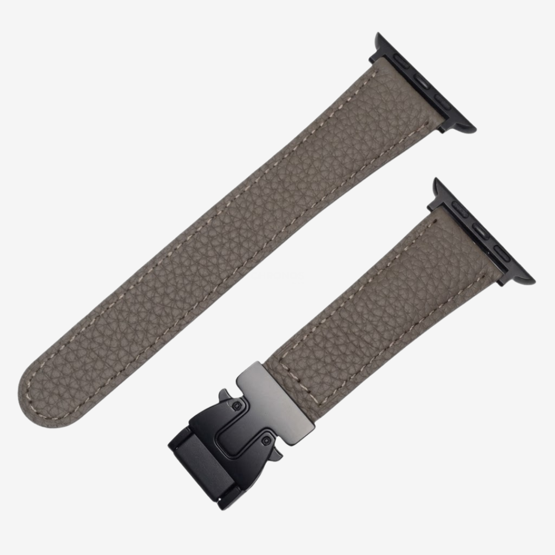 Magnetic Buckle Leather Strap For Apple Watch - Watch Band