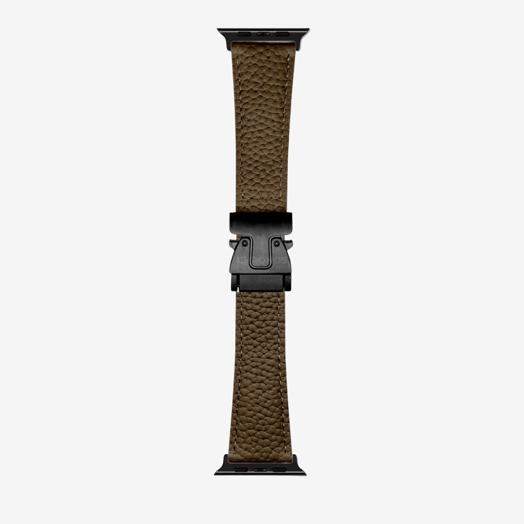 Magnetic Buckle Leather Strap For Apple Watch - Watch Band
