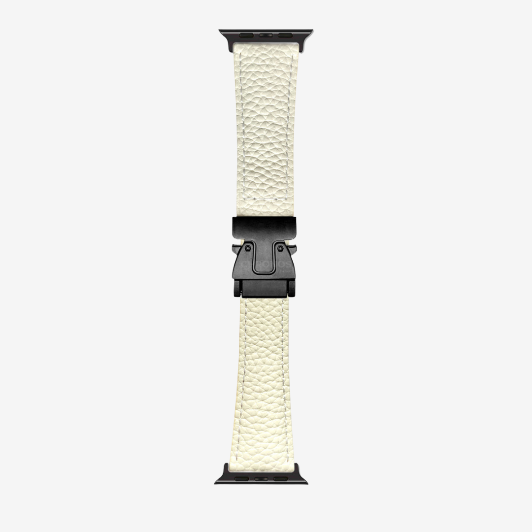 Magnetic Buckle Leather Strap For Apple Watch - Watch Band
