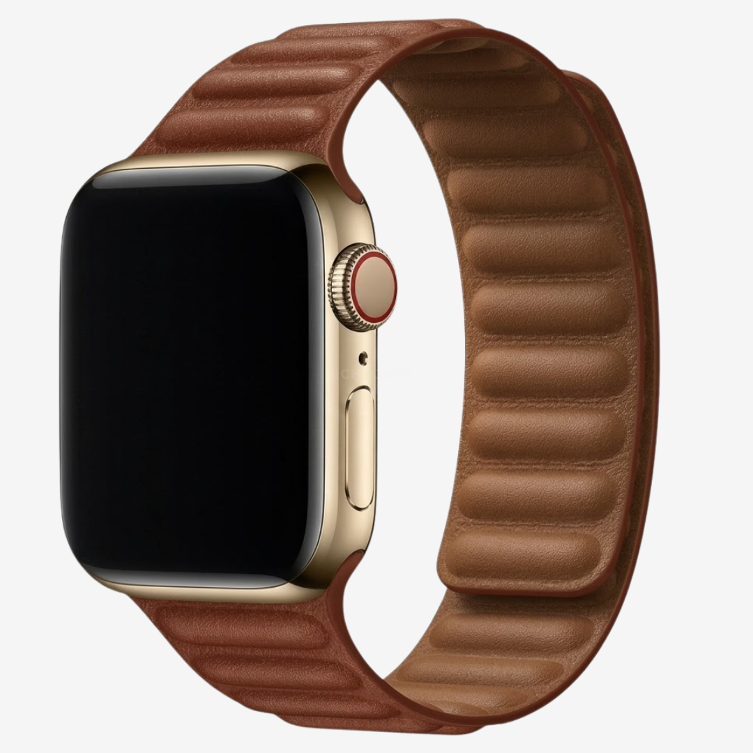 Magnetic Leather Link Band - Watch Band