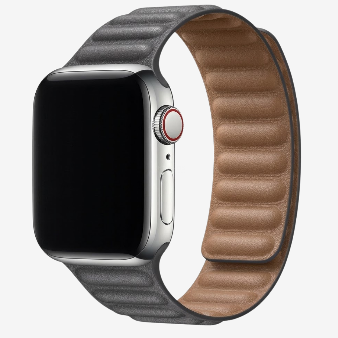 Magnetic Leather Link Band - Watch Band