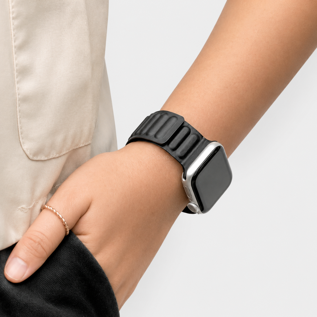 Magnetic Leather Link Band - Watch Band