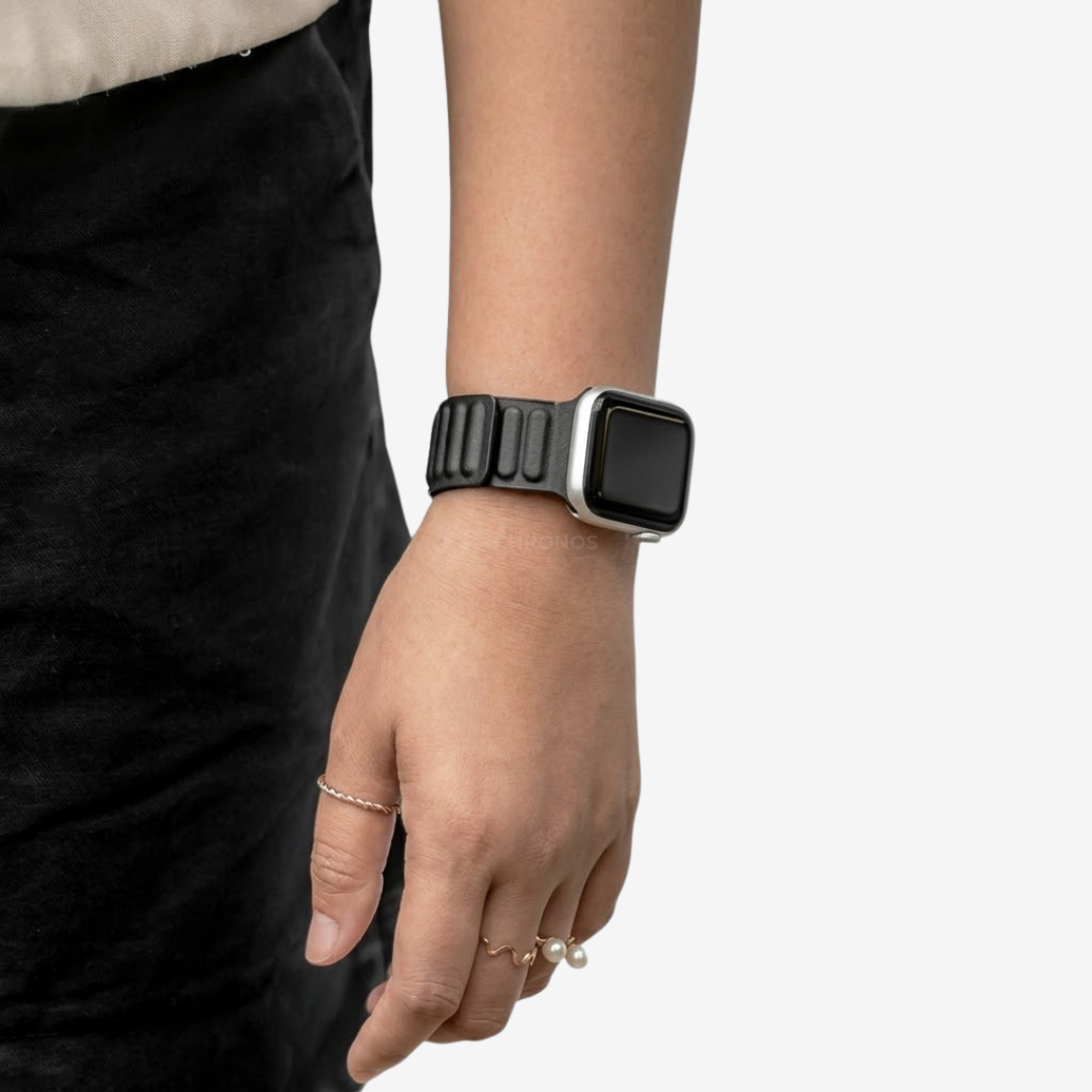 Magnetic Leather Link Band - Watch Band