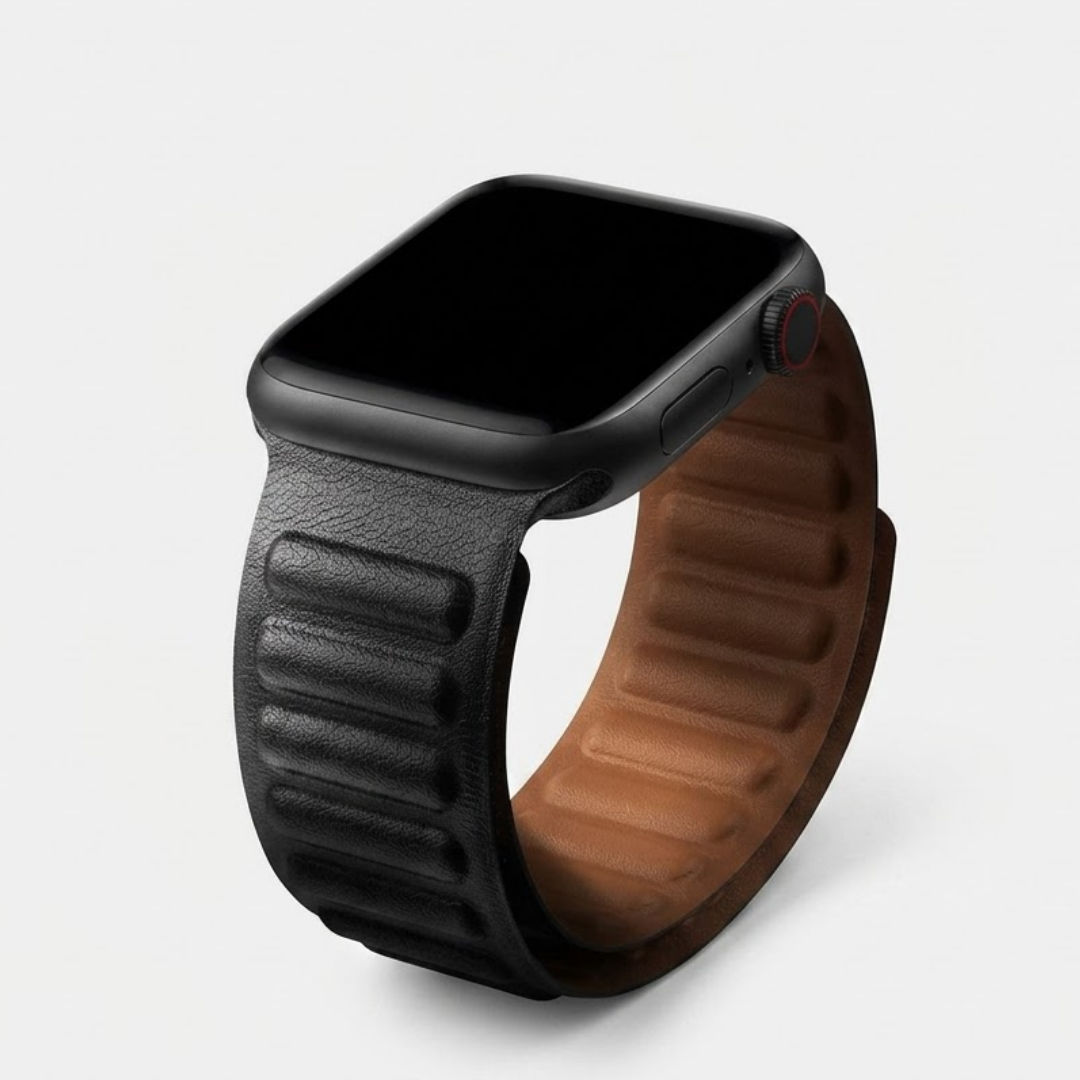 Magnetic Leather Link Band - Watch Band
