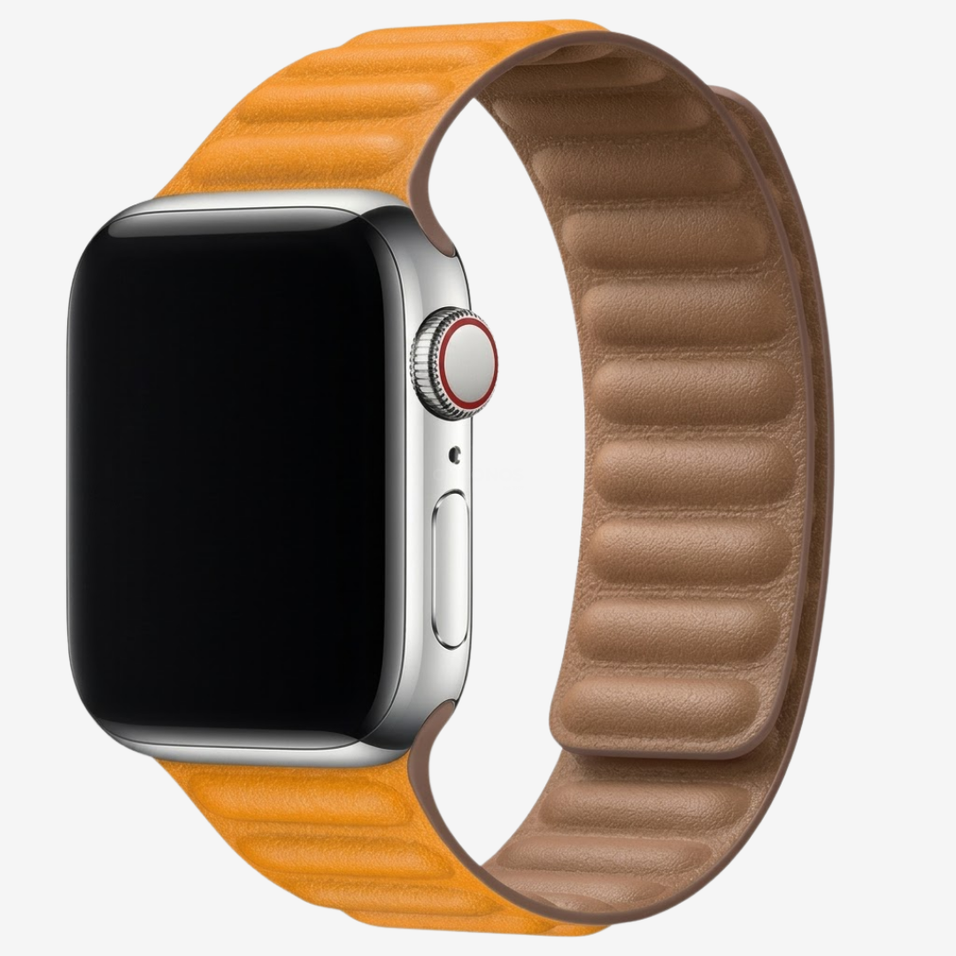 Magnetic Leather Link Band - Watch Band