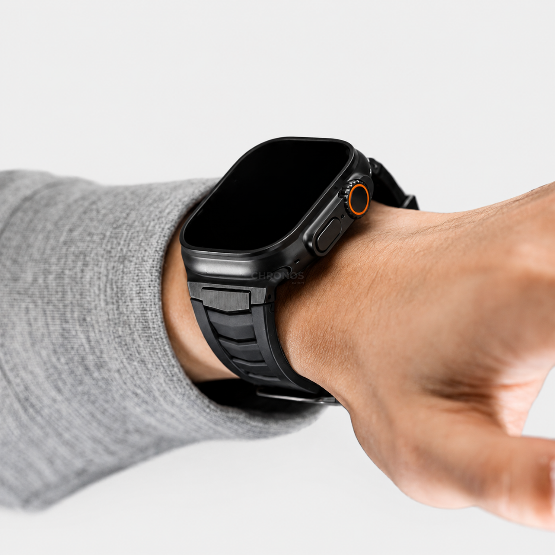Mecha Fluororubber Band For Apple Watch - Watch Band