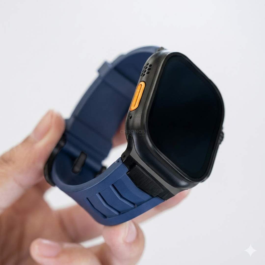 Mecha Fluororubber Band For Apple Watch - Watch Band
