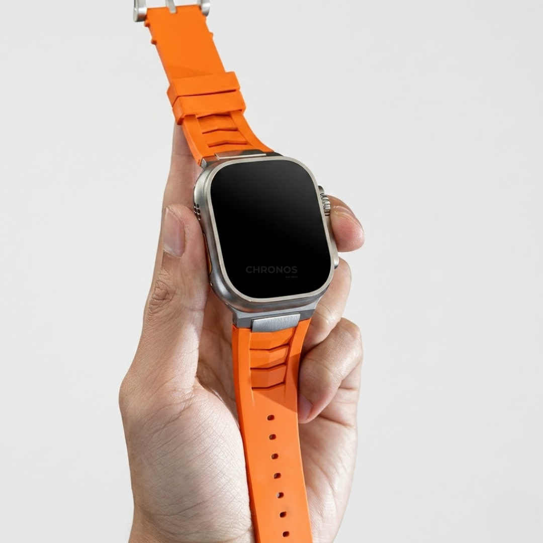Mecha Fluororubber Band For Apple Watch - Watch Band