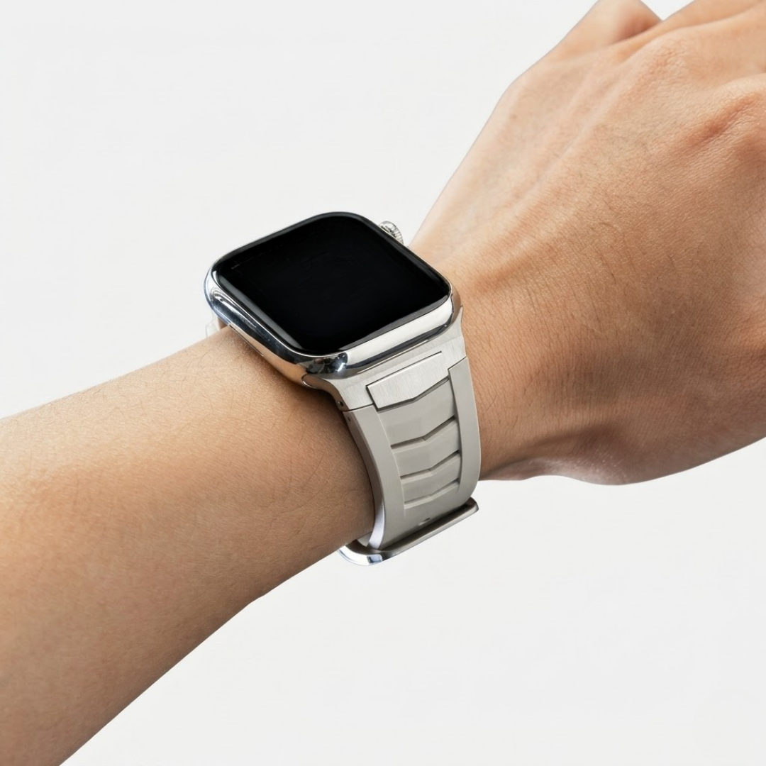 Mecha Fluororubber Band For Apple Watch - Watch Band