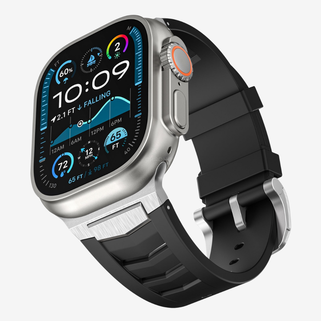 Mecha Fluororubber Band For Apple Watch - Watch Band
