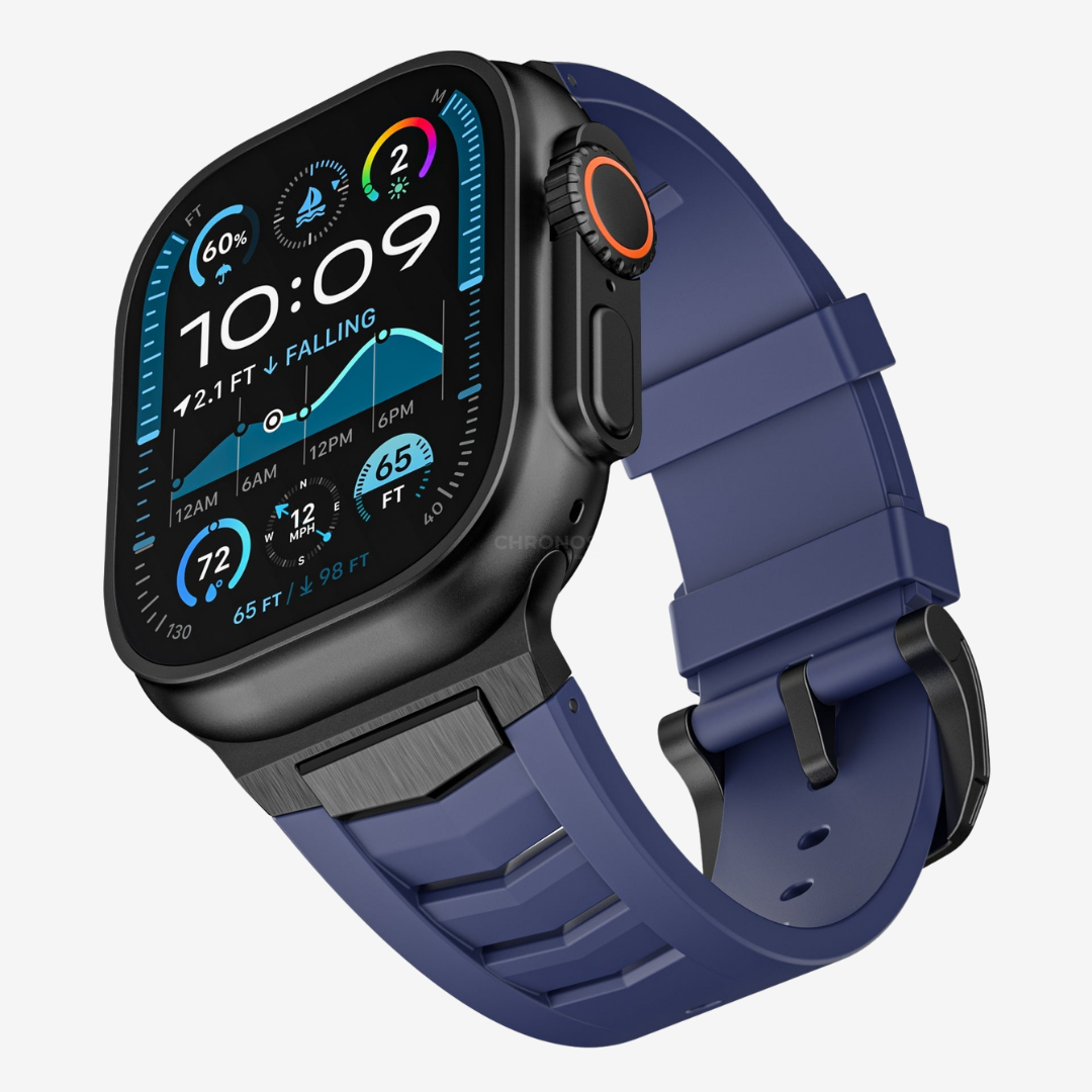 Mecha Fluororubber Band For Apple Watch - Watch Band
