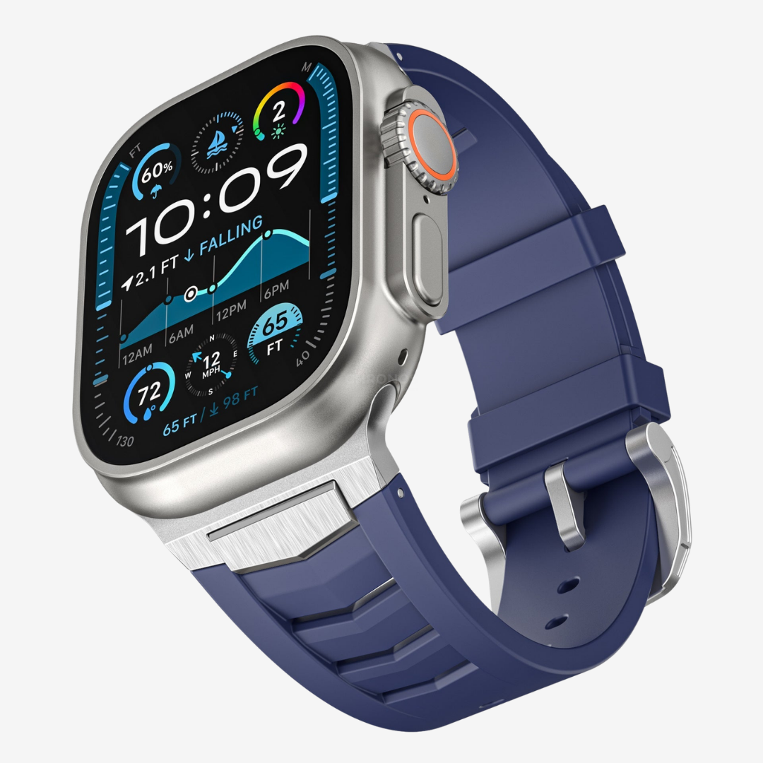 Mecha Fluororubber Band For Apple Watch - Watch Band