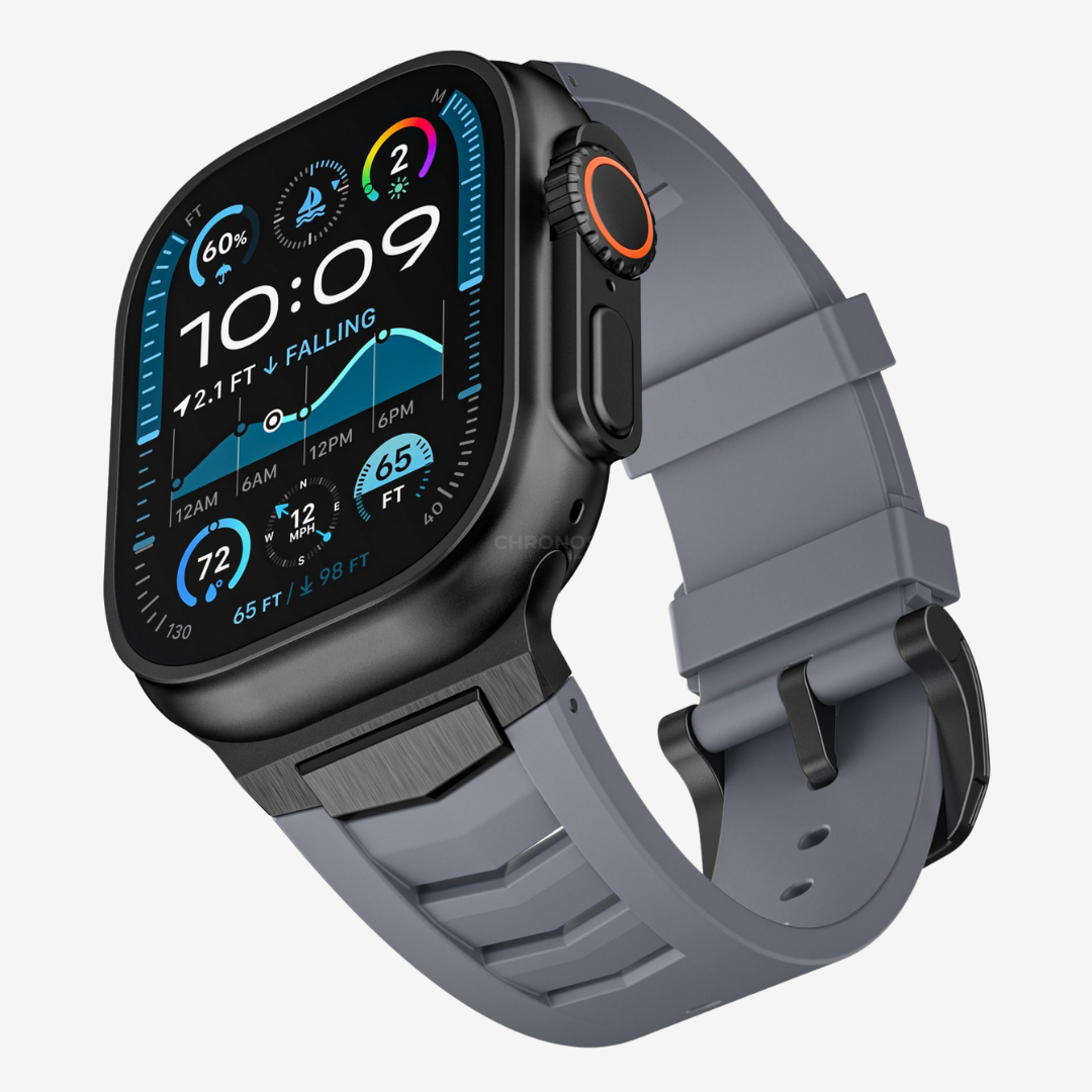 Mecha Fluororubber Band For Apple Watch - Watch Band