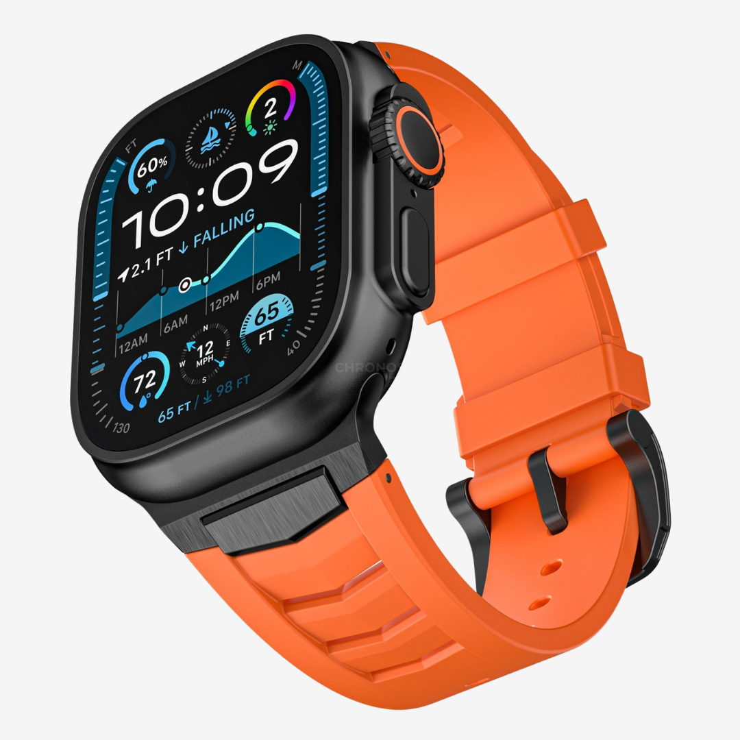 Mecha Fluororubber Band For Apple Watch - Watch Band