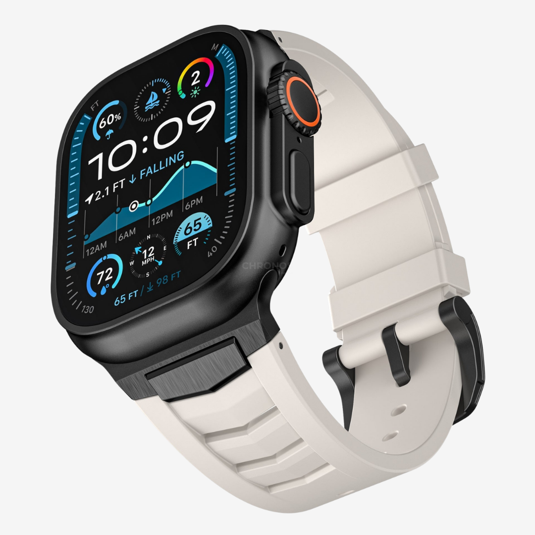 Mecha Fluororubber Band For Apple Watch - Watch Band