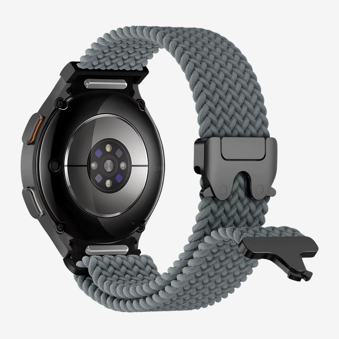 Samsung Watch Band - 20Mm (Nylon Tressé) - Grey - Watch Band