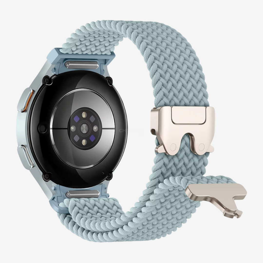 Samsung Watch Band - 20Mm (Nylon Tressé) - Light Blue - Watch Band
