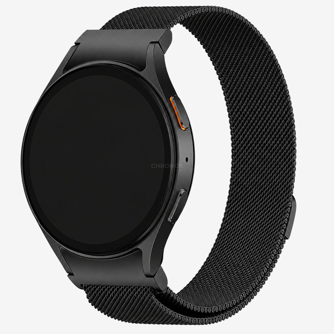 Samsung Watch Band - 20Mm (Acier Inoxydable Magnétique) - Black - Watch Band