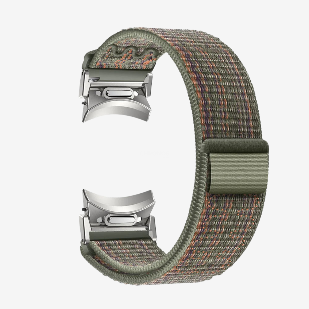 Samsung Watch Band - 20Mm (Nylon Sportif) - Army Silver - Watch Band