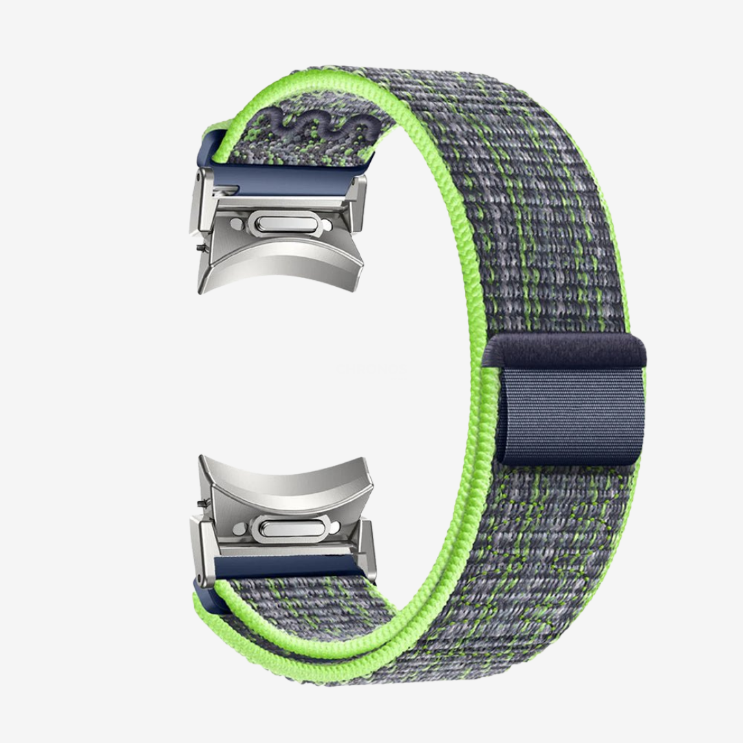 Samsung Watch Band - 20Mm (Nylon Sportif) - Neon Silver - Watch Band