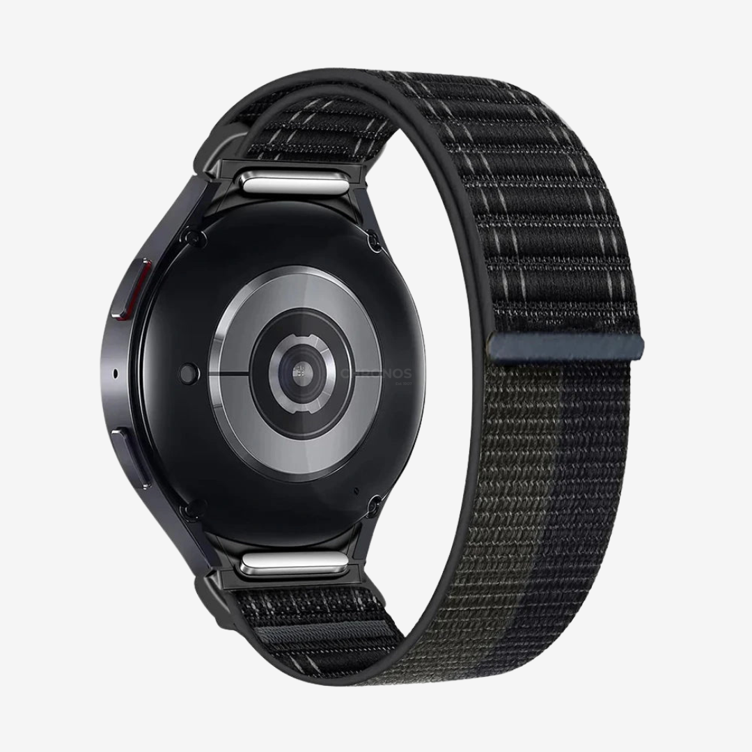Samsung Watch Band - 20Mm (Nylon Velour) - Army Black - Watch Band