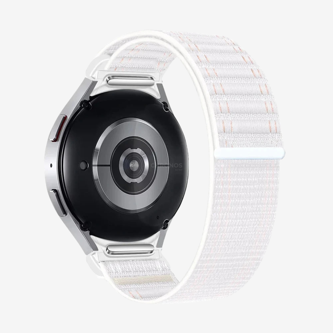 Samsung Watch Band - 20Mm (Nylon Velour) - White - Watch Band