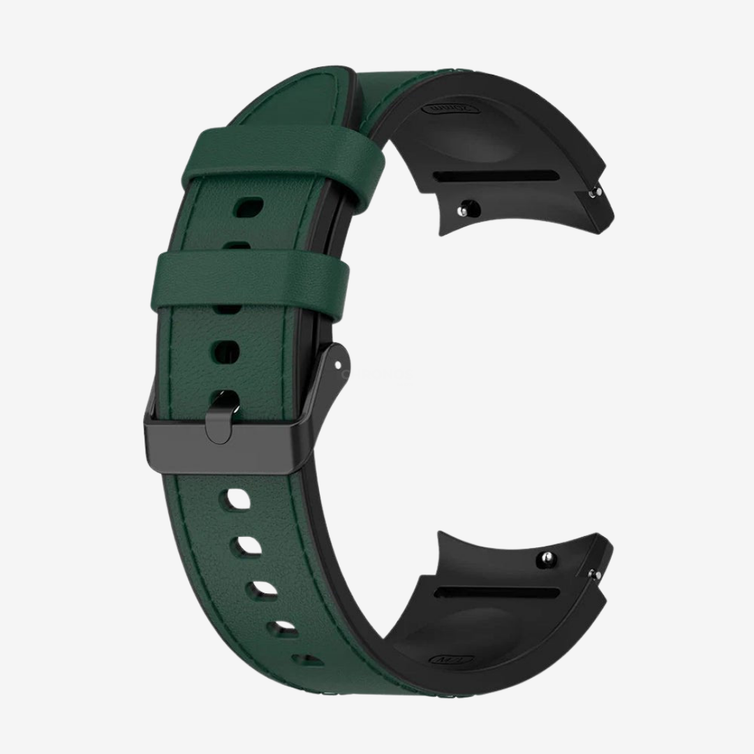Samsung Watch Band - 20Mm (Cuir Sportif) - Green - Watch Band