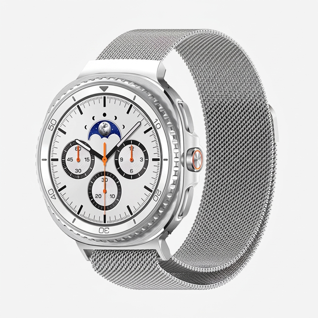 Samsung Watch Band - Galaxy Watch 8 (Milanese Steel) - Silver - Watch Band